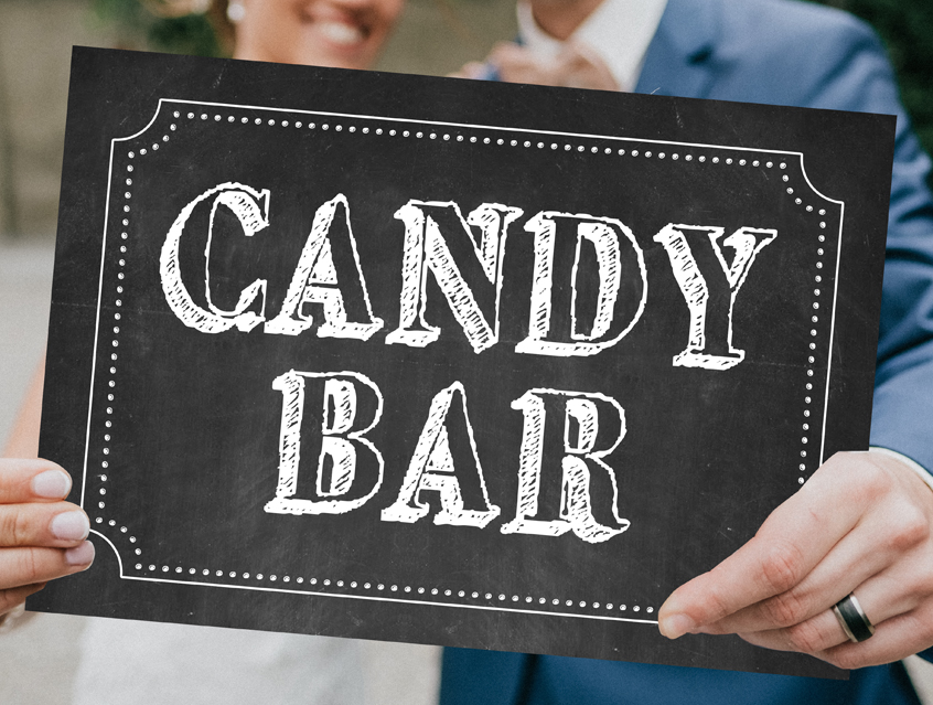 no. 7142 - Schild Candybar Sweets Poster Plakakt zur Karte Hochzeit Hochzeitsgästebuch Hochzeitsgeschenk Hochzeitsgäste Gäste Hochzeit chalkboard Kreide Tafel Schultafel Schiefertafel schwarz weiß Vintage shabby chic modern rustikal