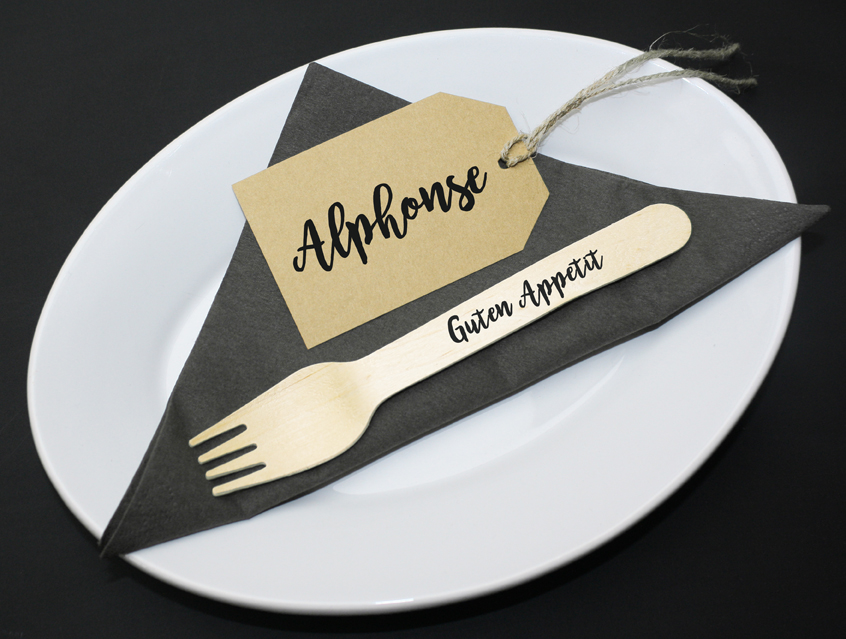 no. 7142 - Einladung Hochzeit Hochzeitseinladung Hochzeitskarte chalkboard Kreide Tafel natur Naturkarton Kraftpapier Kraft Karton beige schwarzSchriften Typo