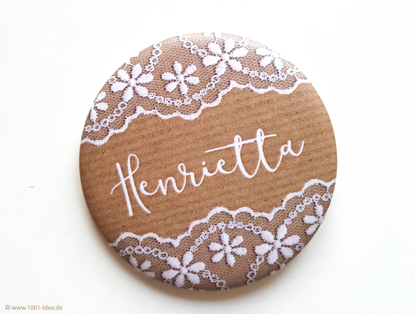 no. 7147 -Button Hochzeit Hochzeitskarte Karte Papeterie Hochzeitspapeterie weiss weiß Spitze lace lacey Packpapier Rillenoptik natur Kraftpapier Optik Packpapier alle Farben Vintage Style Boho shabby chic edel extravagant rustikal modern